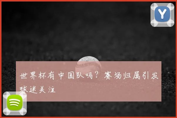 世界杯有中国队吗？赛场归属引发球迷关注